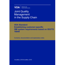 Establishing customer-specific QM system requirements based on ISO/TS 16949 